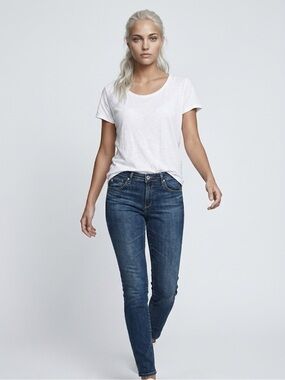 AG Adriano Goldschmied Prima Mid-Rise Cigarette Leg Jeans